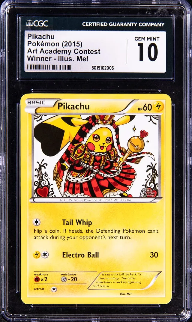 2015 Art Academy Illustrator Me! Pikachu CGC 10 Sale