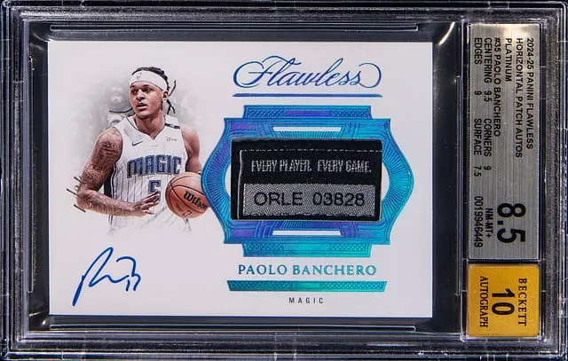 Paolo Banchero 1/1 Flawless Platinum Sells for $26K