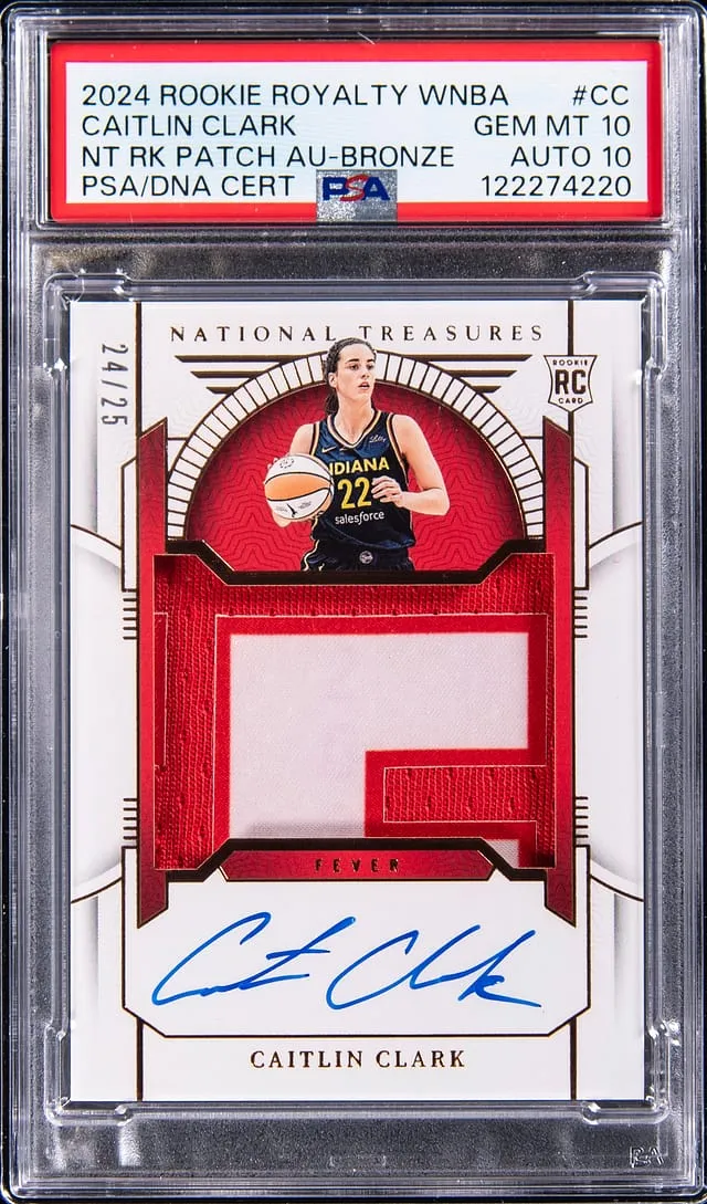 Caitlin Clark NT RPA Bronze /25 PSA 10 Sells for $35K