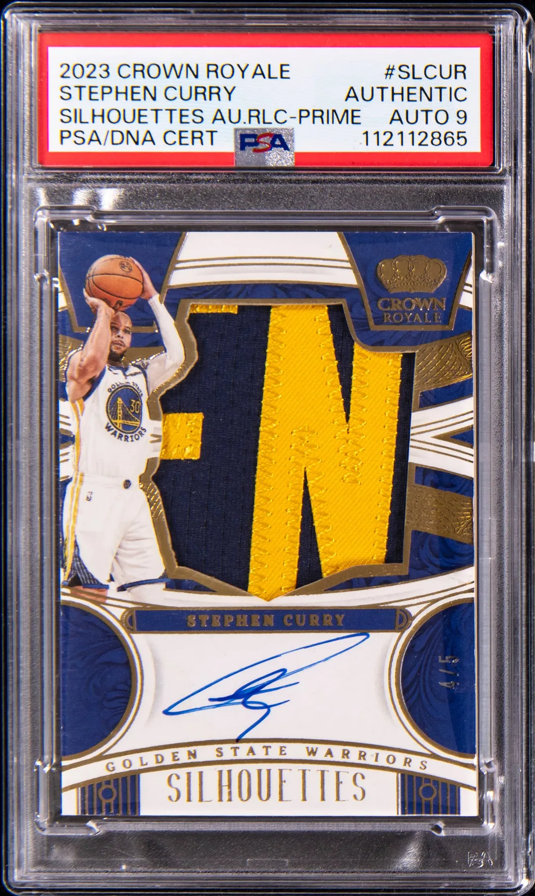 Stephen Curry 2023-24 Silhouettes Prime /5 Sells for $29K
