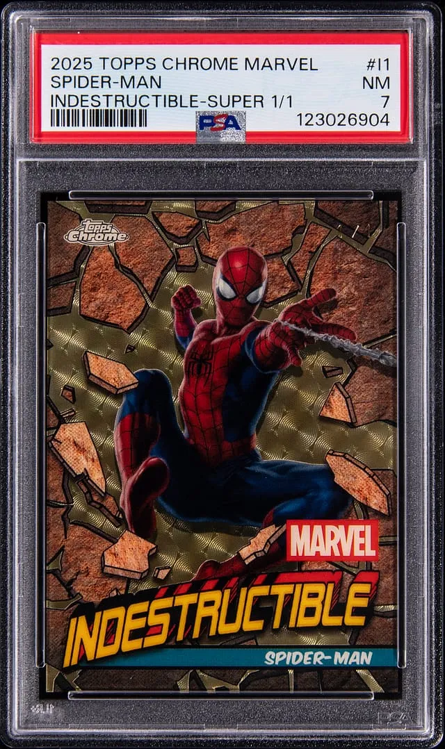 2025 Spider-Man SuperFractor 1/1 Sells for $12.4K