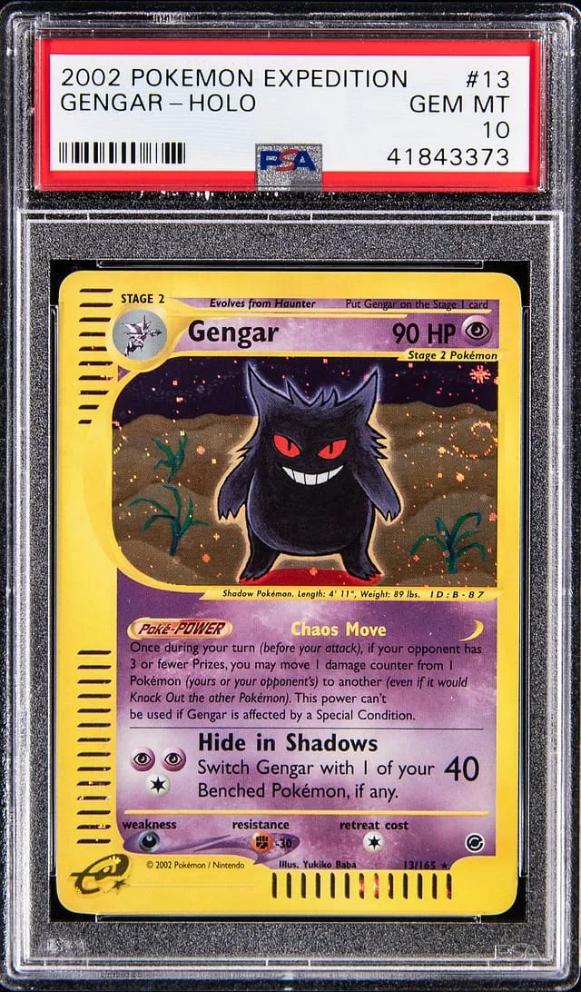 2002 Expedition Gengar PSA 10 Sells for $47,580