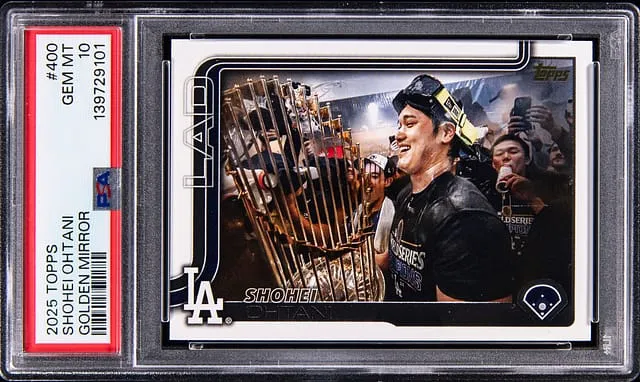 2025 Topps Golden Mirror Ohtani PSA 10 Sells for $12K