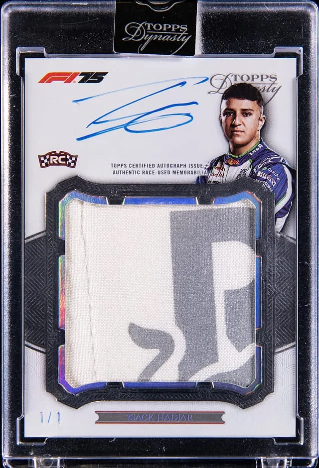 Isack Hadjar 2025 Topps Dynasty F1 1/1 Sale