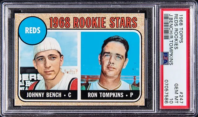 1968 Topps Johnny Bench PSA 10 Rookie Sells for $74K