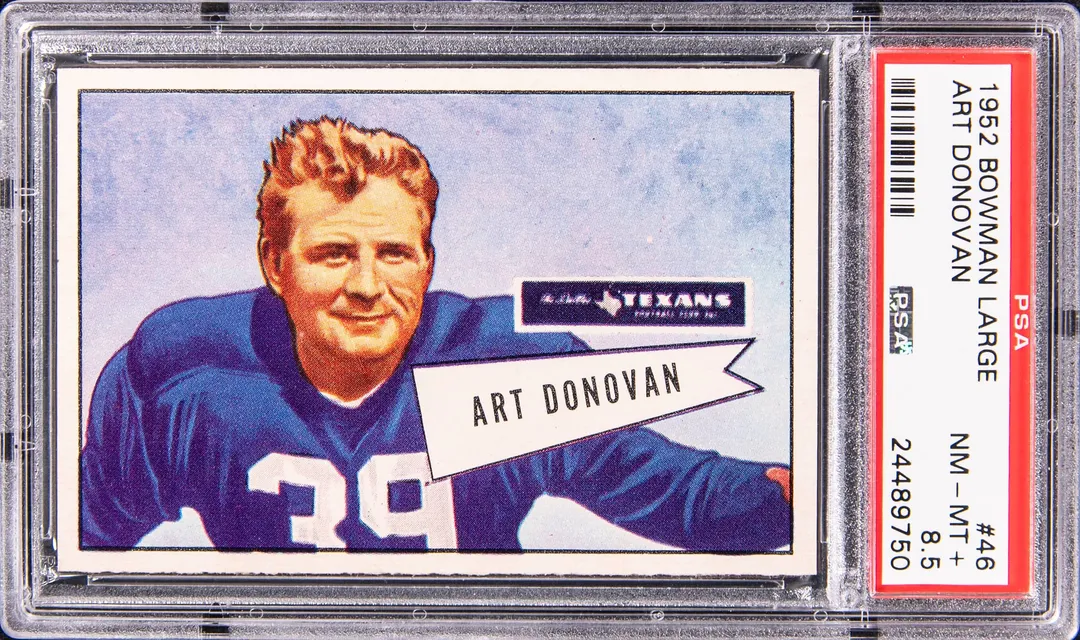1952 Bowman Art Donovan SP Rookie PSA 8.5 Sale
