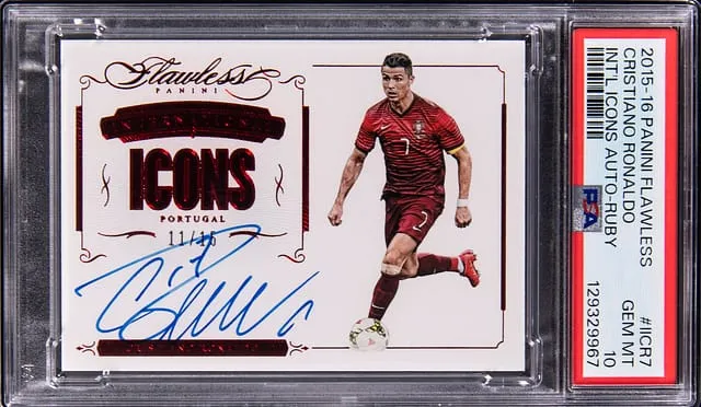 2015-16 Flawless Ronaldo Ruby Auto PSA 10 Sells
