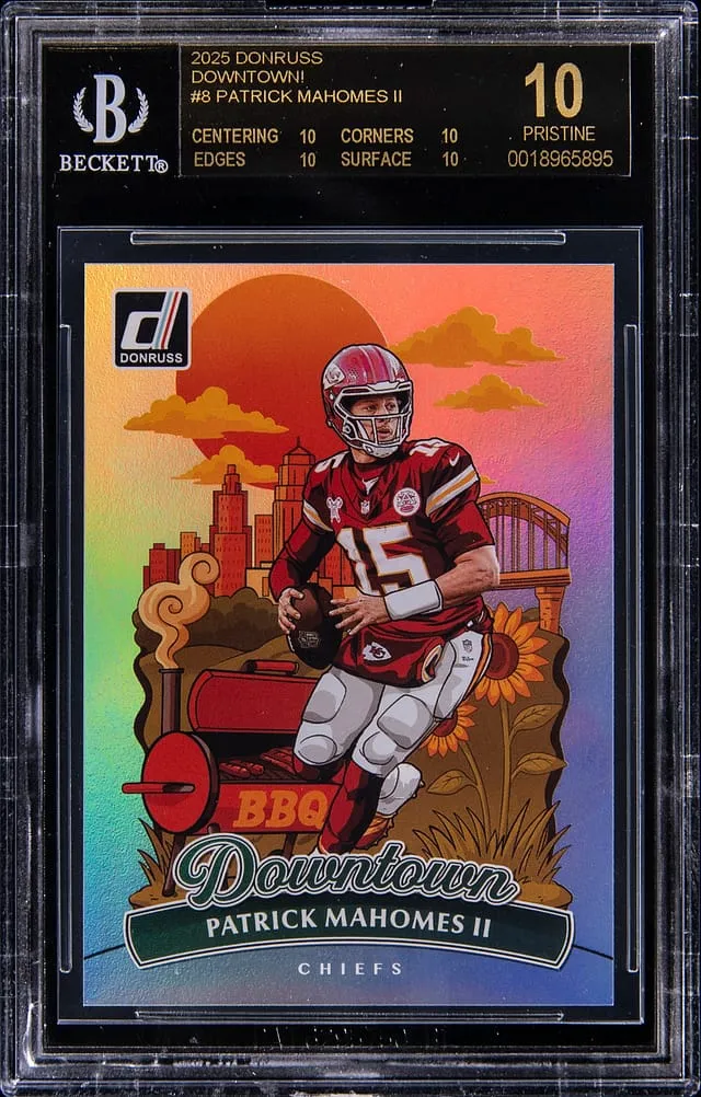 Mahomes 2025 Downtown BGS Black Label 10 Pop 1 Sale