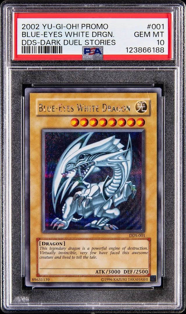 2002 DDS Blue-Eyes White Dragon PSA 10 Sells for $14K