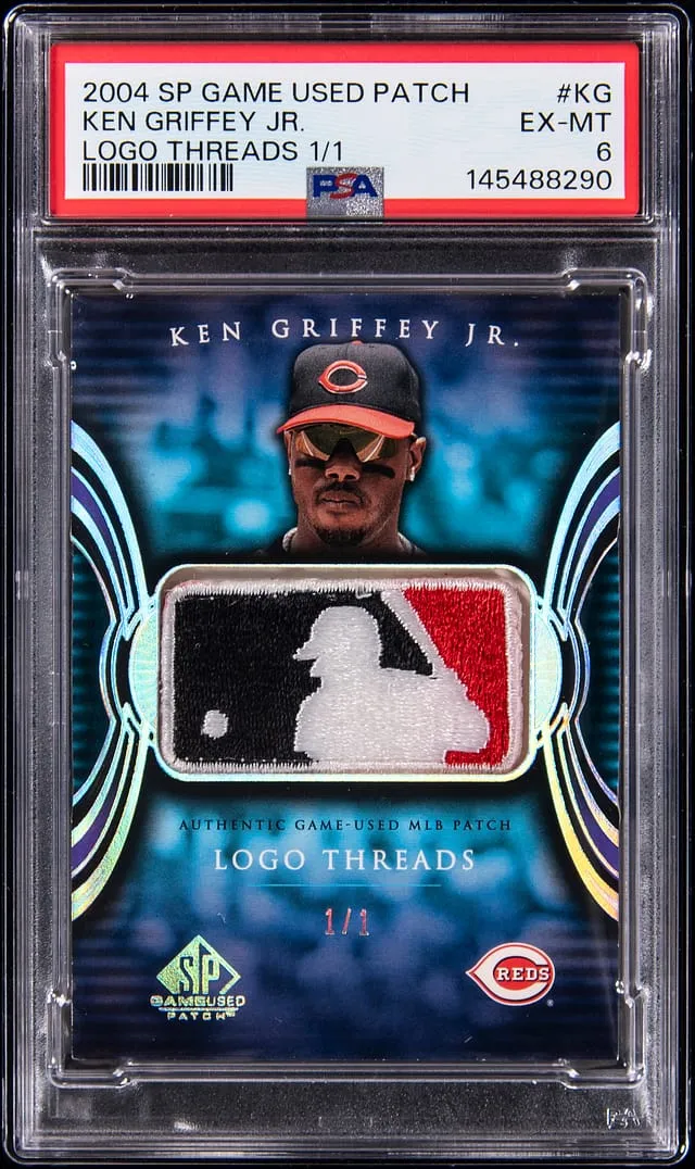 2004 SP Game Used Griffey Logoman 1/1 Sells for $58K