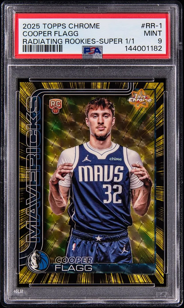 Cooper Flagg 1/1 Radiating Rookies Superfractor Sale